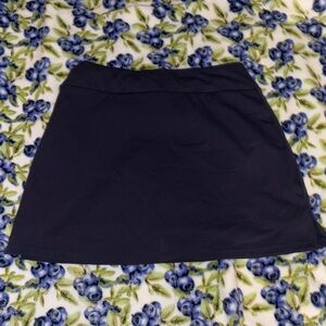 Amazon Blue A-Line Mini Skirt Casual